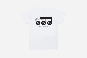 3sixteen Records Heavyweight T-Shirt ~ White