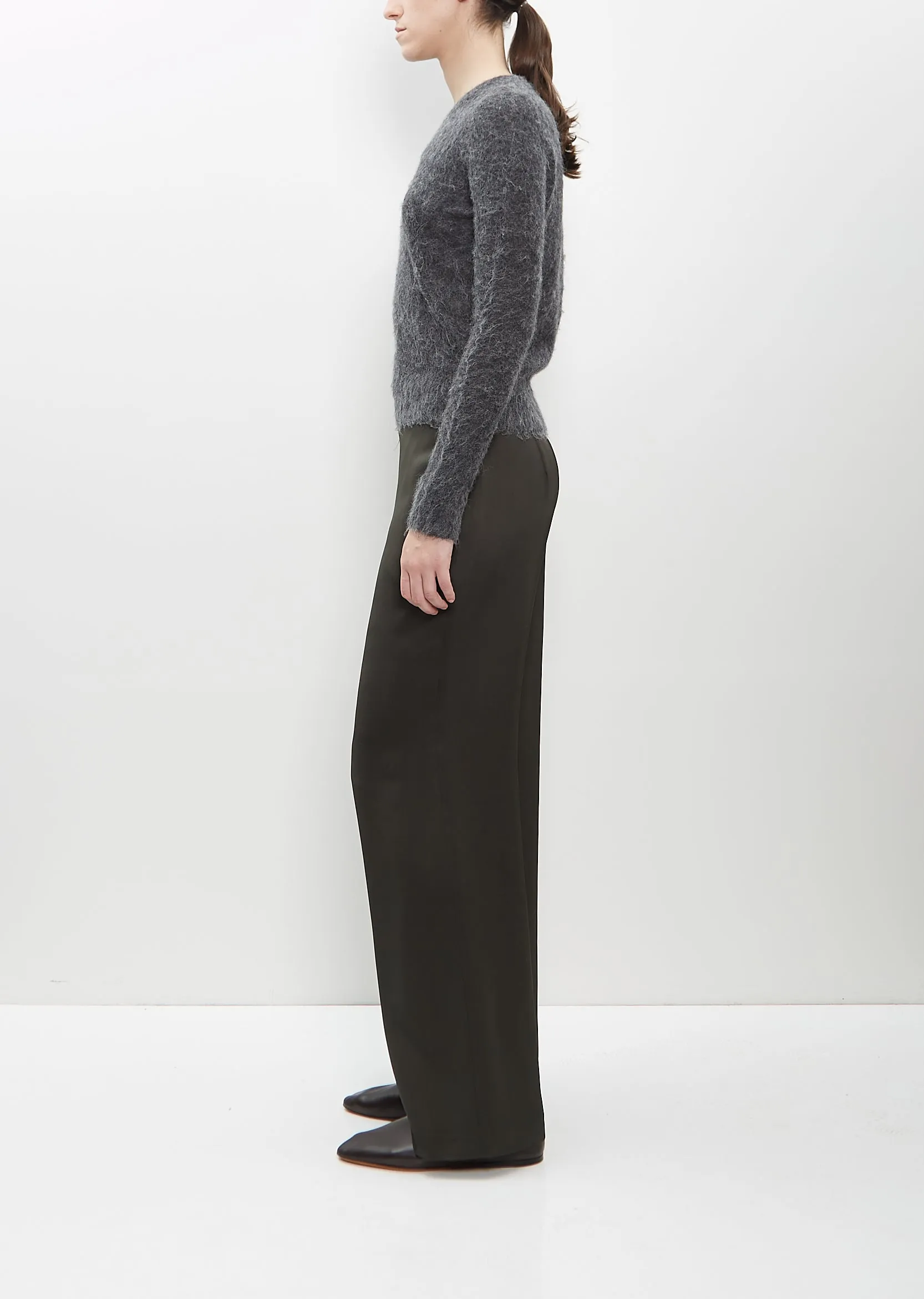 Alpaca Wool Skinny Crew