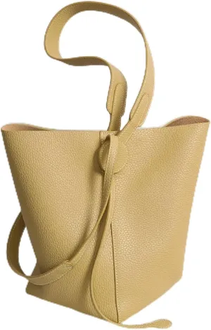 Bag shoulder bucket bag tote messenger bag large capacity genuine leather women's bag