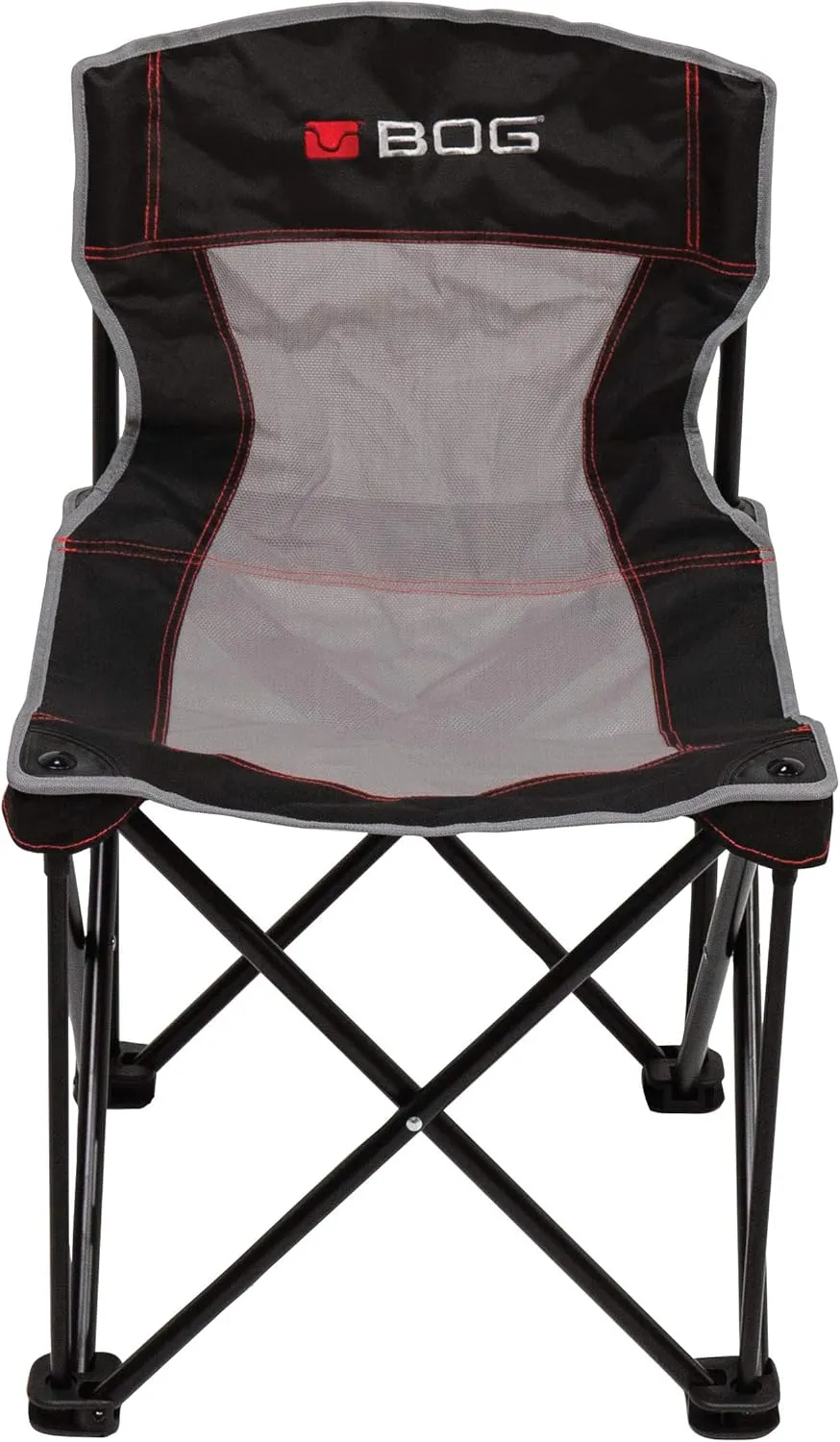 BOG 4 On The Floor Ground Blind Chair with Rugged Construction, Aluminum Frame, Extended Seat Area, Quiet Setup, Breathable Textilene Fabric, and Carry Bag for Hunting, Shooting, Sports, and Outdoors