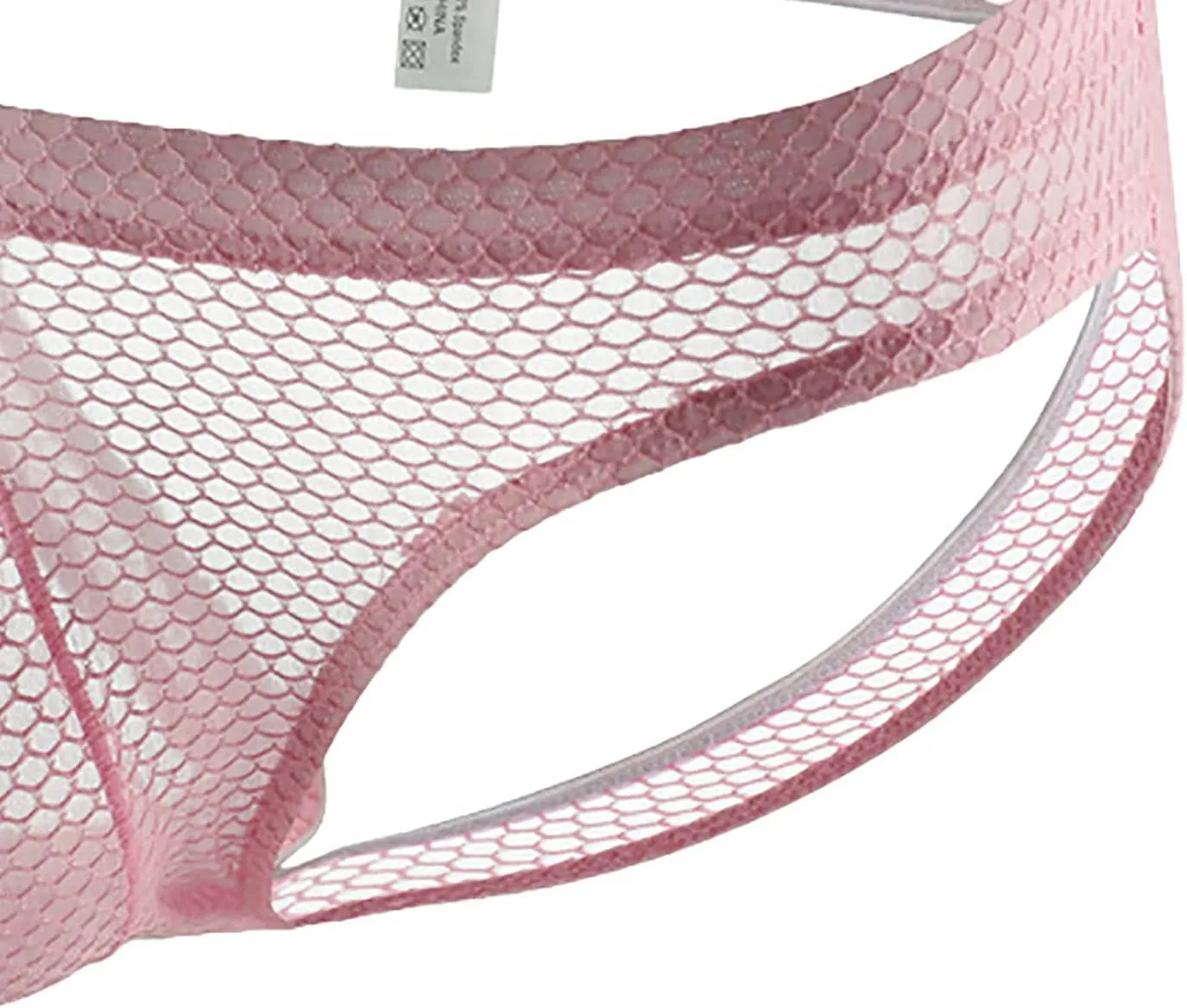 Briefs for Men Sexy Sheer Mesh Thong Quick Dry Breathable Underwear Bulge Pouch Support Butt-Flaunting Sissy G-String