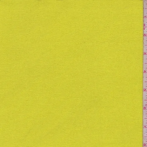 Bright Lemon Lime Sweater Jersey Knit Fabric