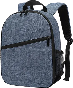 Camera Backpack, New lightweight small outdoor shoulder bag, Nylon Professional Camera Bag, Dslr Backpack, Camera Travel Backpack, breathable, waterproof, wear-resistant (Blue)