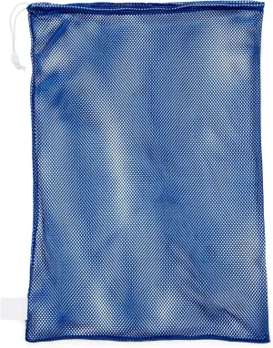 Champion Sports Mesh Equipment Bag  Heavy-Duty Nylon Drawstring Bag with Lock & ID Tag, Breathable Storage Sack for Balls, Swim Gear, Laundry & Toys, Multiple Sizes & Colors