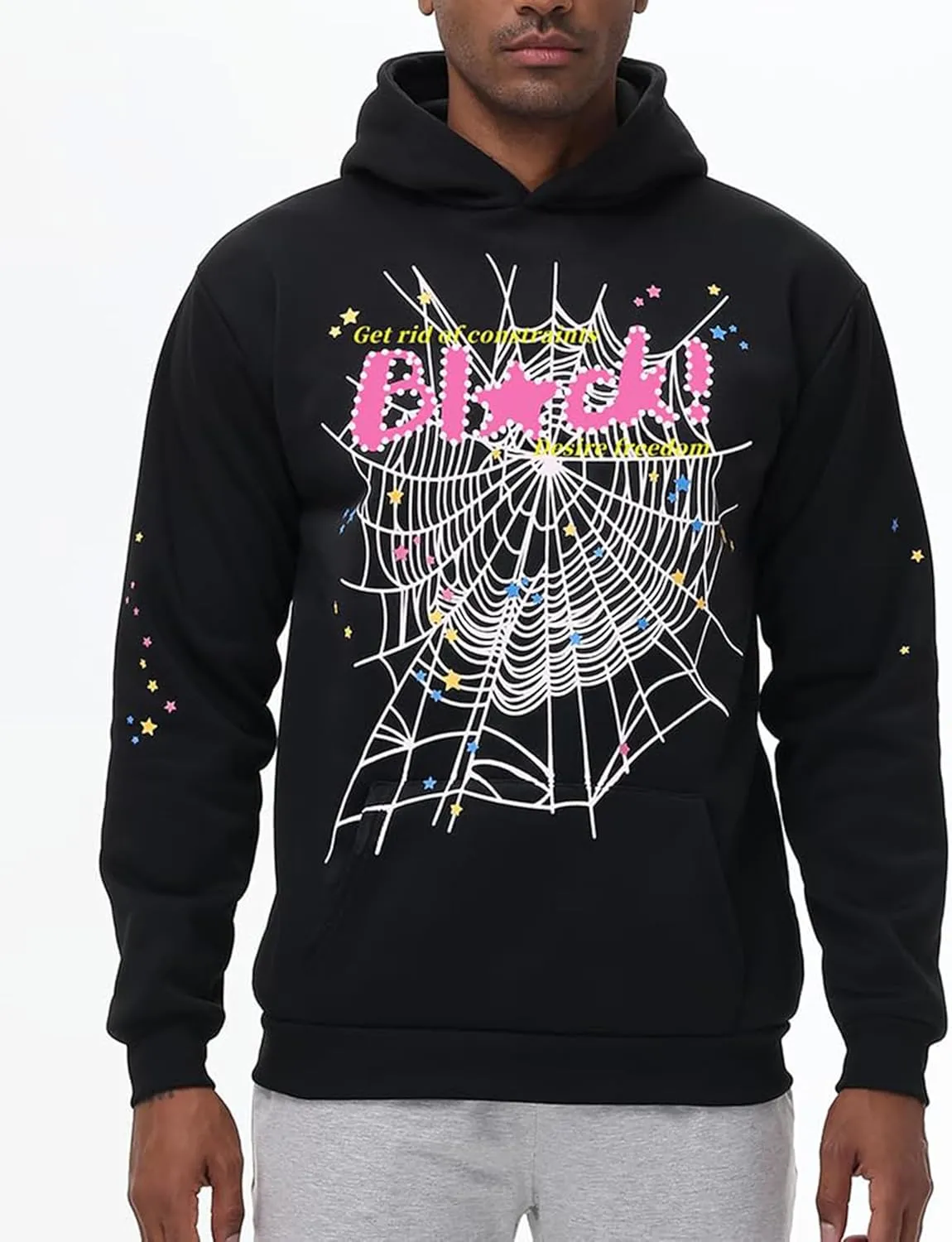 Cobweb Spider Hoodie Sweatpants Set Graphic Sweatshirt Novelty Gift Unisex Long Sleeve Athletic Suit