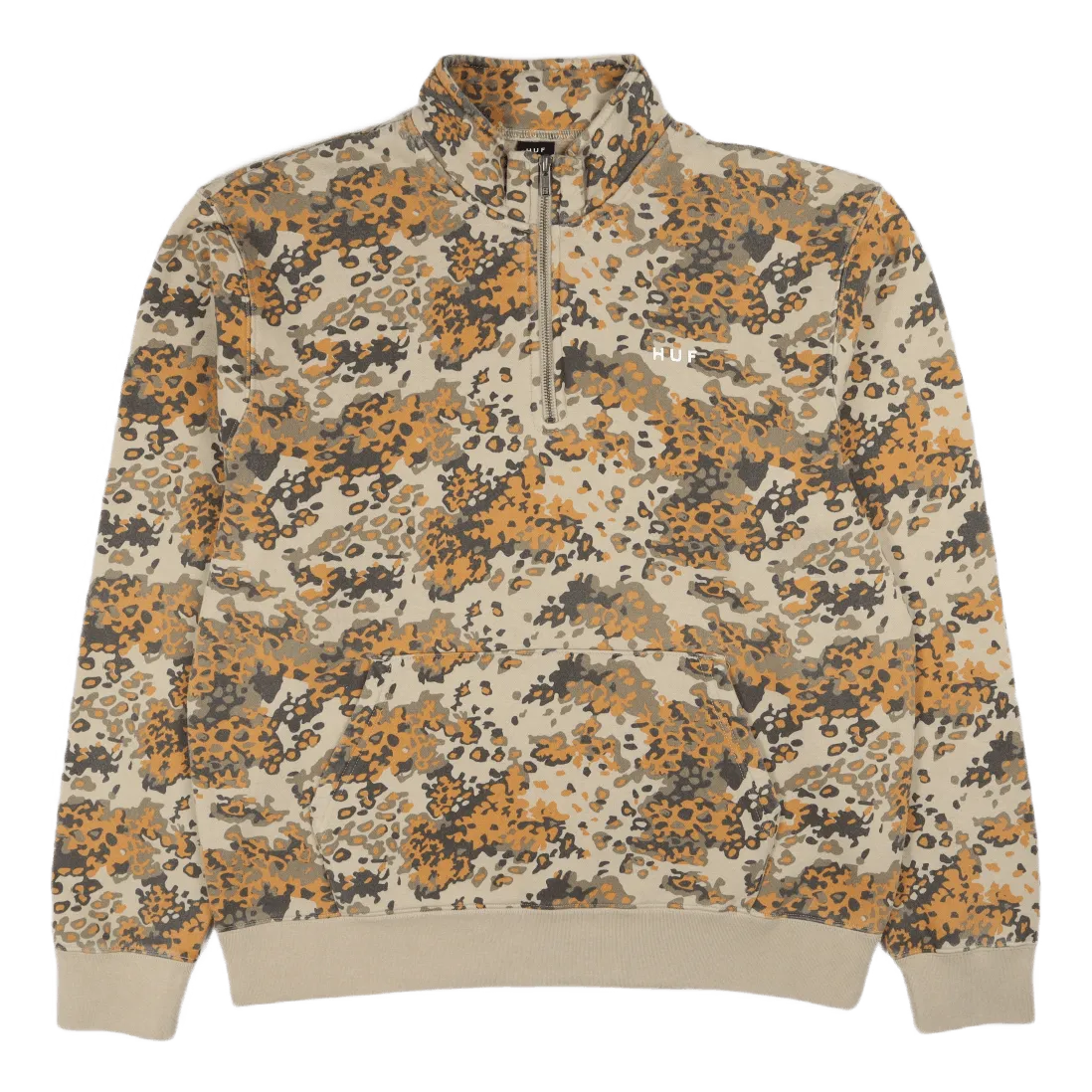 Contra 1/4 Zip Fleece Tan Camo