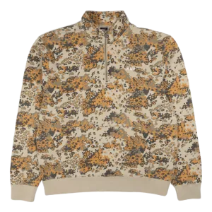 Contra 1/4 Zip Fleece Tan Camo