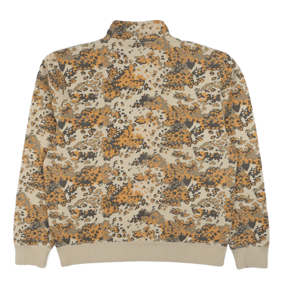 Contra 1/4 Zip Fleece Tan Camo