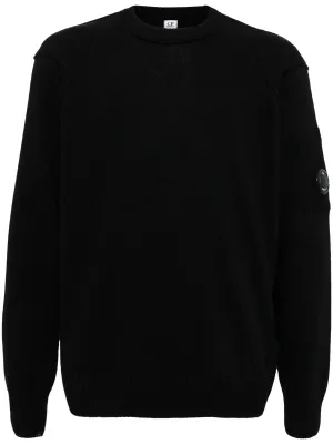 CP COMPANY LENS-APPLIQUÉ JUMPER