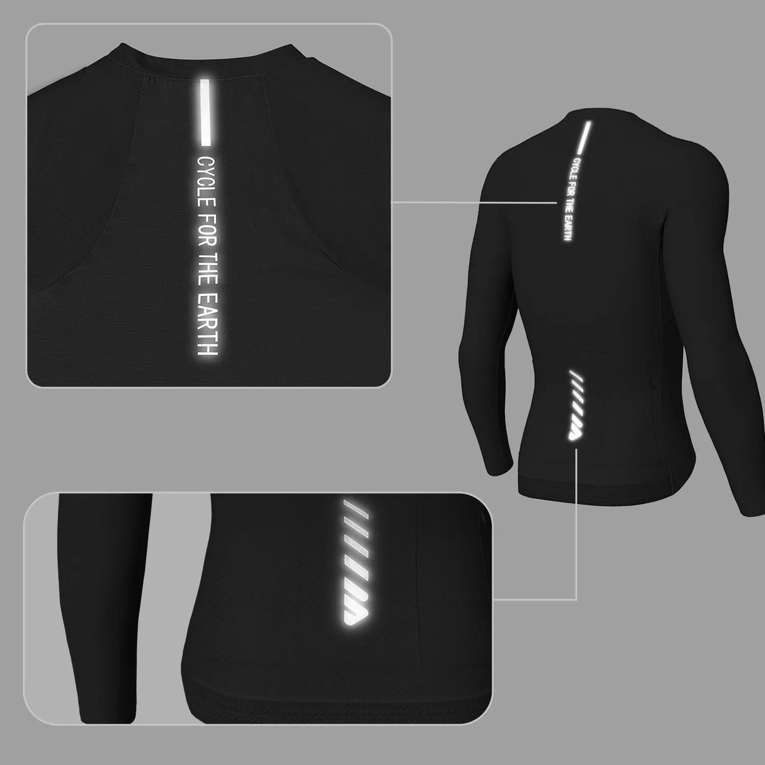 Cycling Jersey Men Short Sleeve, Road Bike Jerseys Full Zipper with Pockets, Bicycle Clothing Breathable Quick Dry