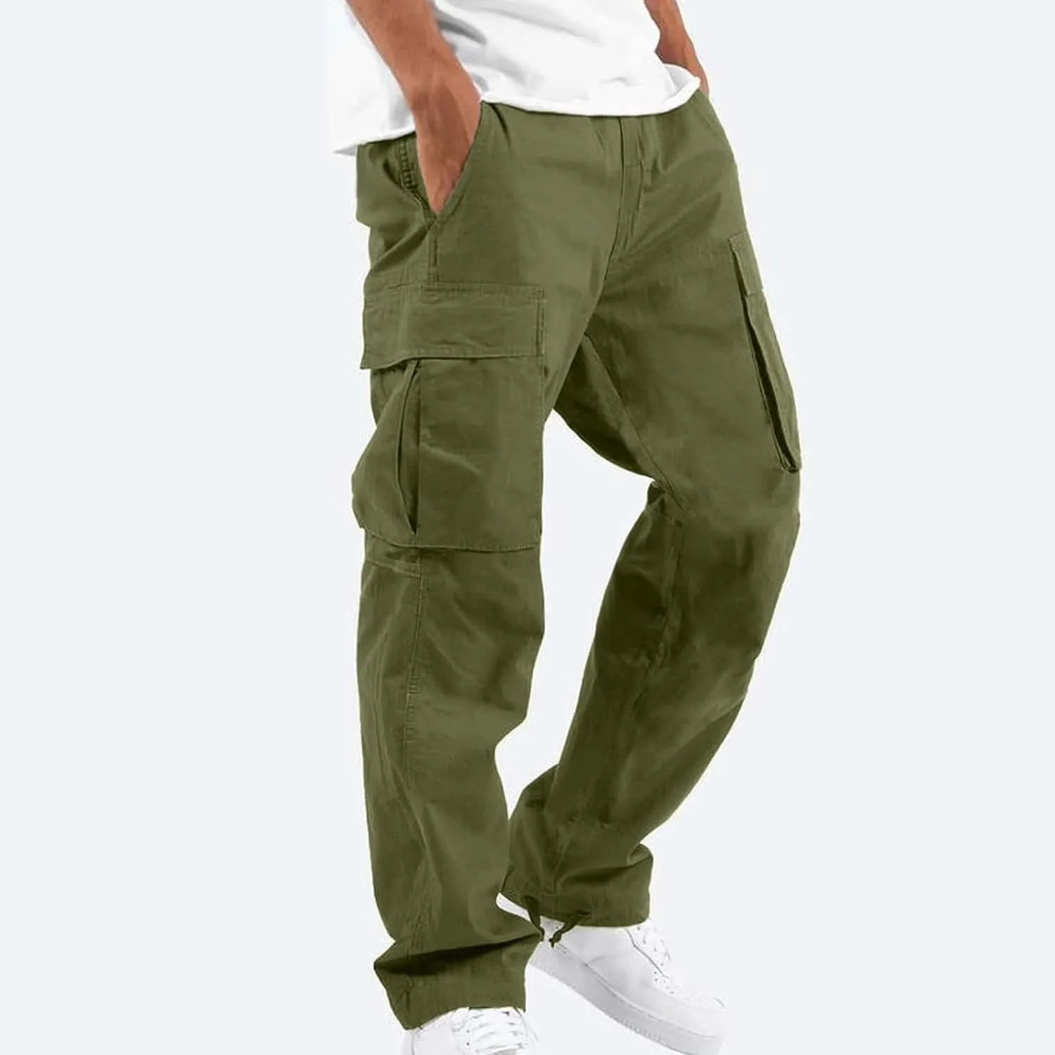 Dudubaby Mens Stretch Pants Sports Casual Jogging Trousers Lightweight Hiking Work Pants Outdoor Pant
