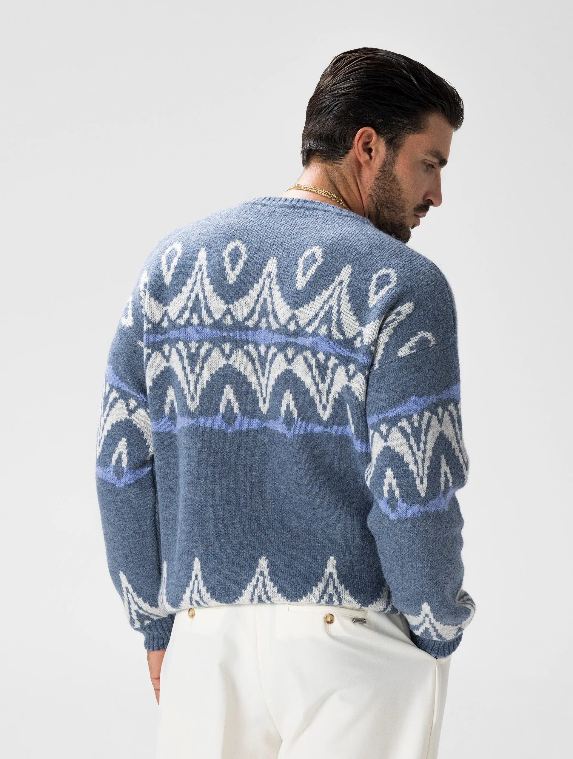 ELIAS CREWNECK SWEATER JAQUARD