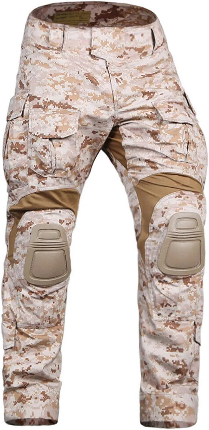 EMERSONGEAR Gen3 Paintball Pants with Knee Pads,Combat Trousers Army Airsoft Combat BDU Pants