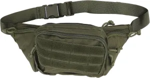 Fanny Pack,Sports Waist Bag Adjustable Breathable Portable Nylon Chest Belt Bag for Running Hiking Cycling Travel Mountaineering (OD Green)