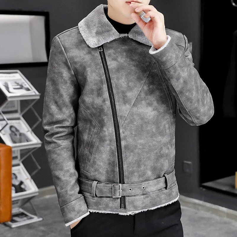 Fashion Faux Collar Windproof Coats
