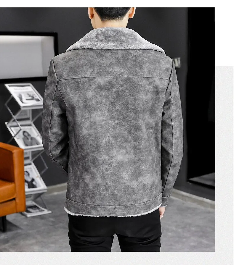 Fashion Faux Collar Windproof Coats
