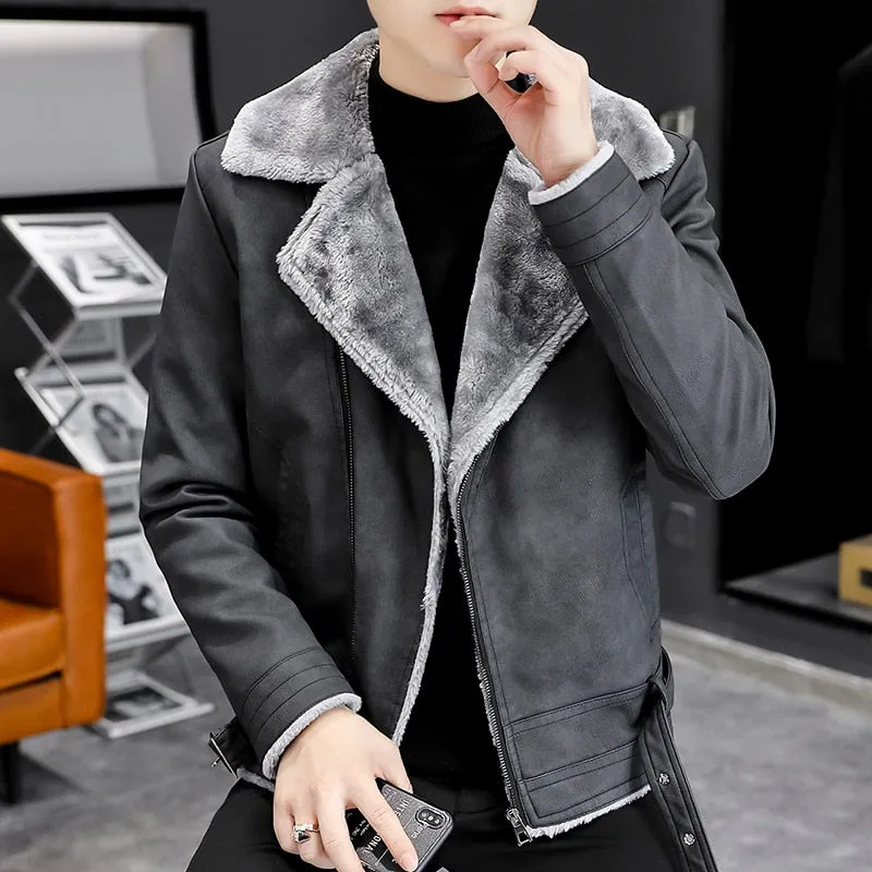 Fashion Faux Collar Windproof Coats
