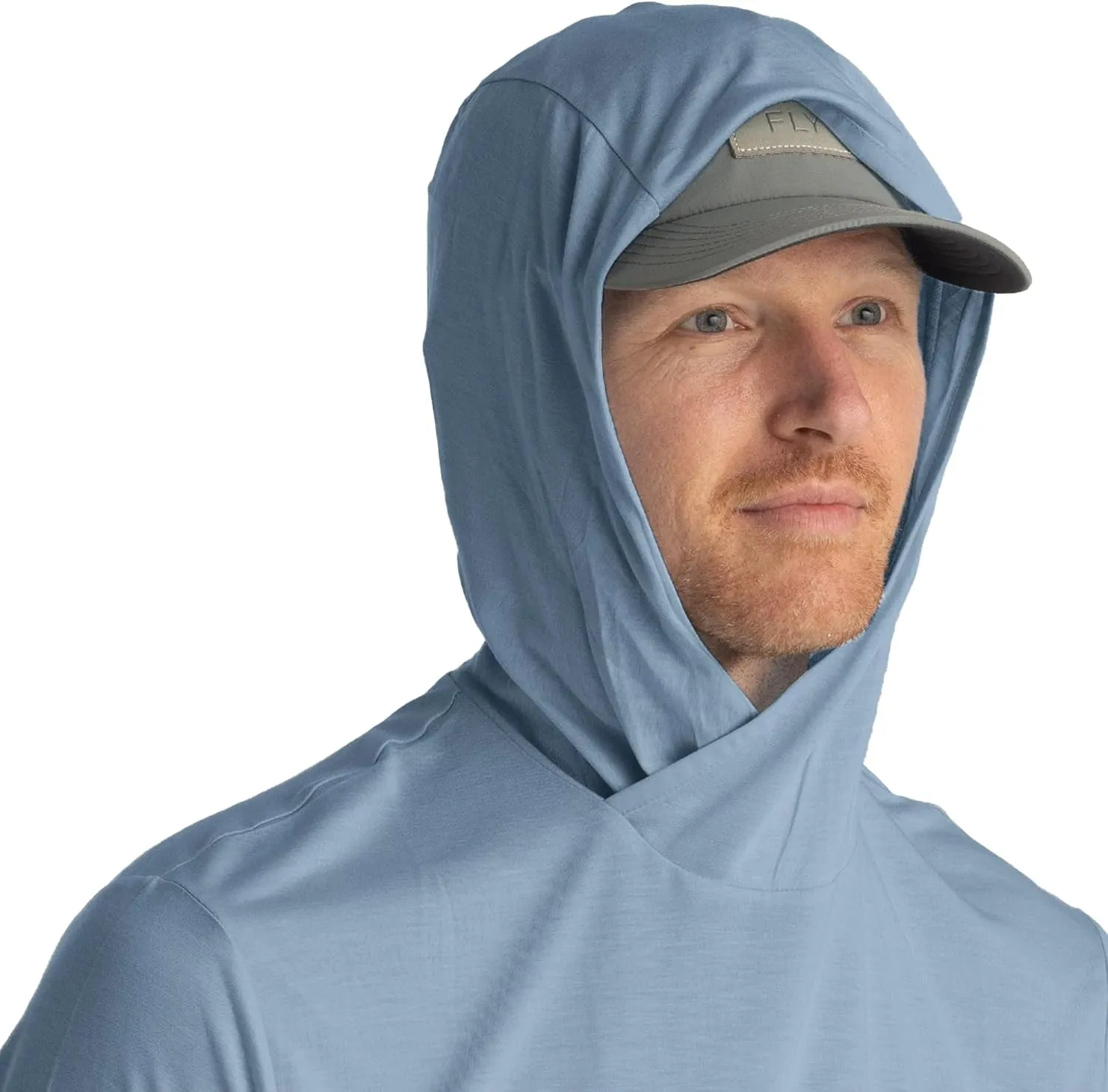 Free Fly Men's Lightweight Hoodie - UPF 20  Sun Protection Hoodie for Men - Breathable Long Sleeve Sun Shirt for Fishing