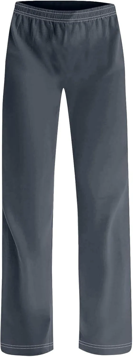 GIERIDUC Pajams Pants for Women Flowy Palazzo Pants Boho High Waist Wide Leg Trousers Summer Beach Lounge Outfits 2025