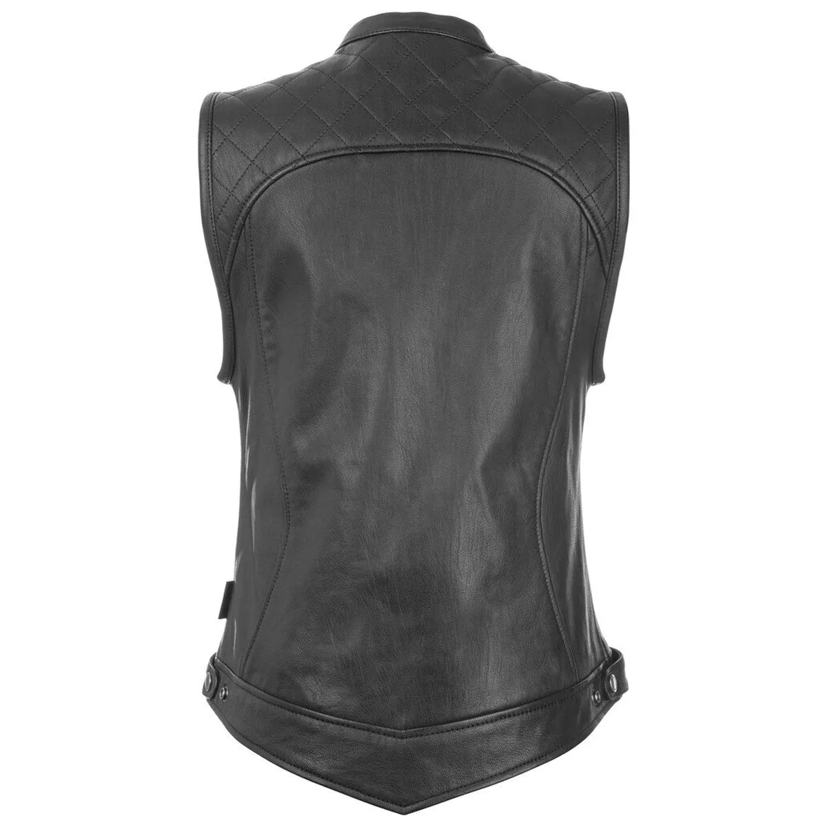 Highway 21 Women's Ava Leather Motorcycle Vest