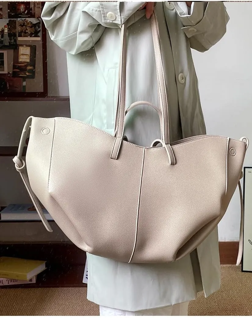 Hobo Bags for Women Work Bag Faux Leather Tote Bag for Women Trendy Handbag Purse Shoulder Bag with Magnetic Closure