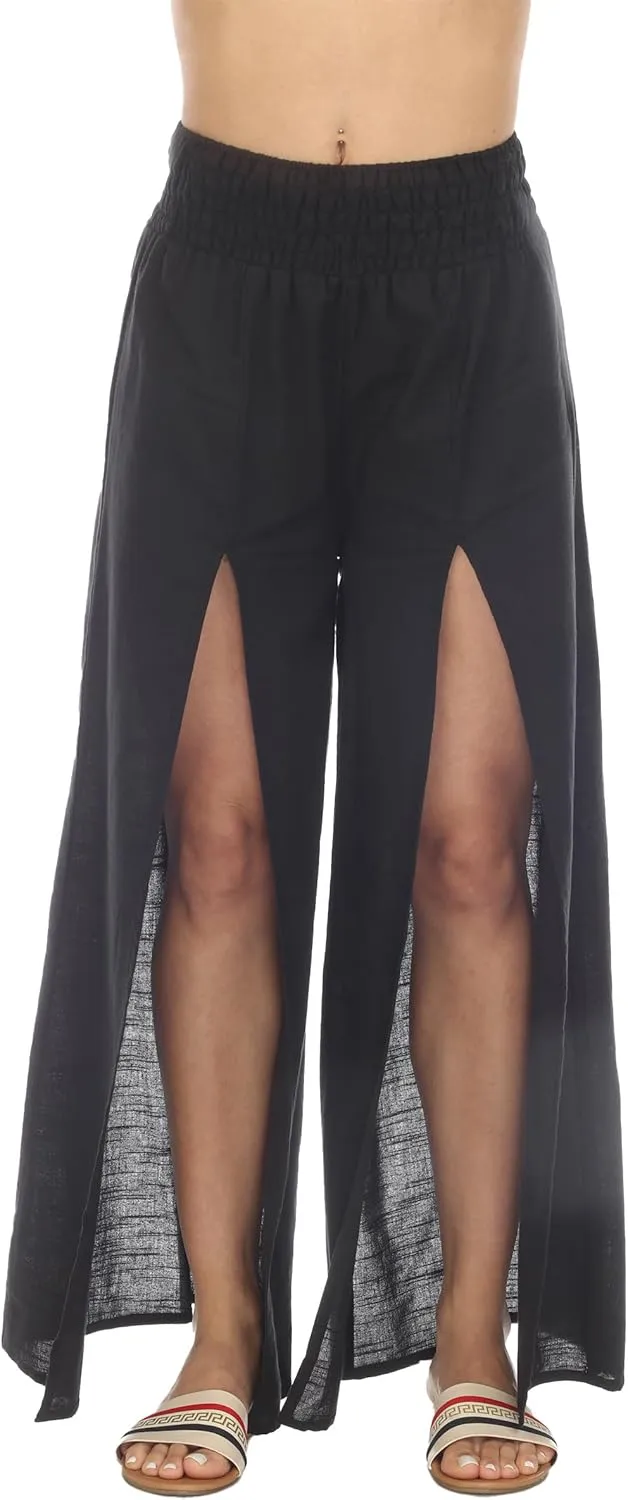 Homespun Split Harem Pants