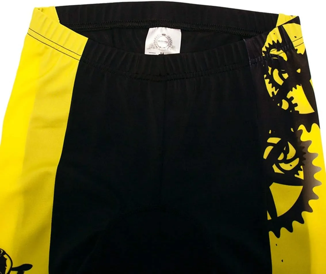Hotlion Men's Cycling Bike Jersey Short Sleeve with 3 Rear Pockets- Moisture Wicking, Breathable, Quick Dry Biking Shirt