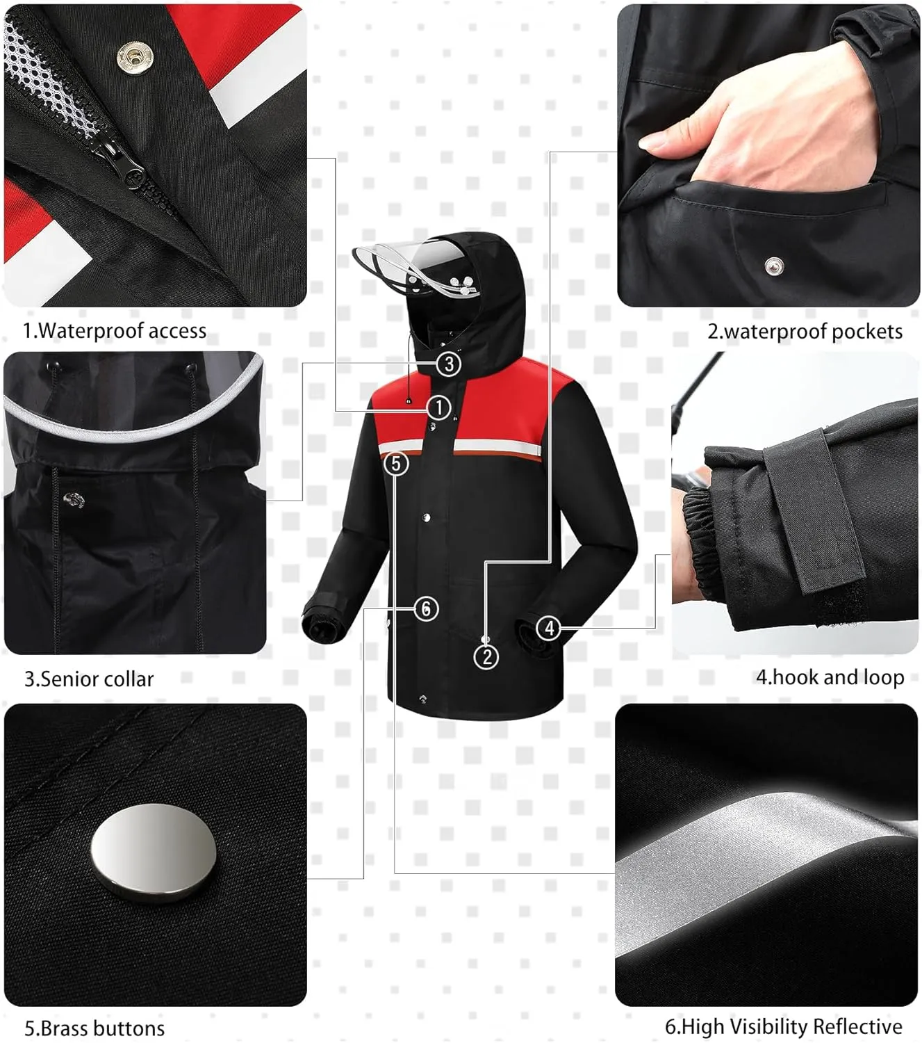 iCreek Rain Suit Waterproof Jacket and Trouser Suit Raincoat for Men and Women Outdoor All-Sport Breathable Anti-storm