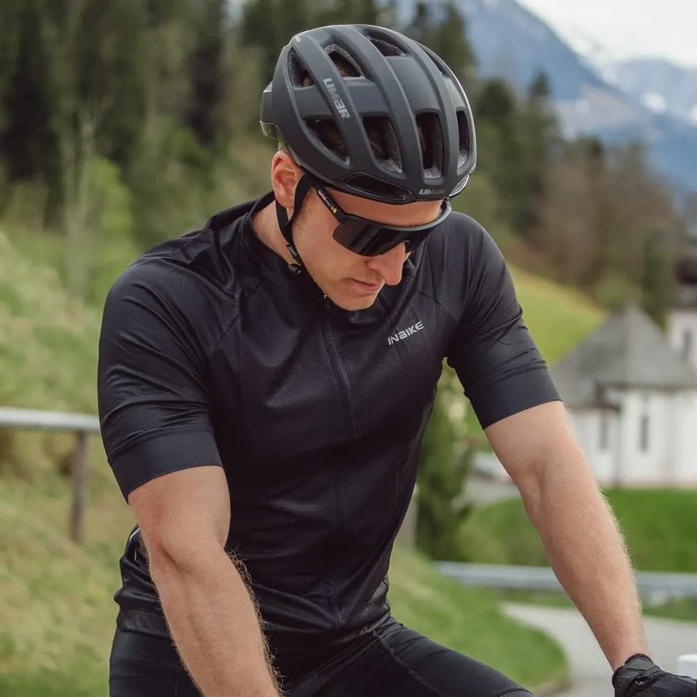 INBIKE Cycling Jersey Men Breathable Bike Shirt Quick-dry Reflective Bicycle Clothing for Road Biking Riding