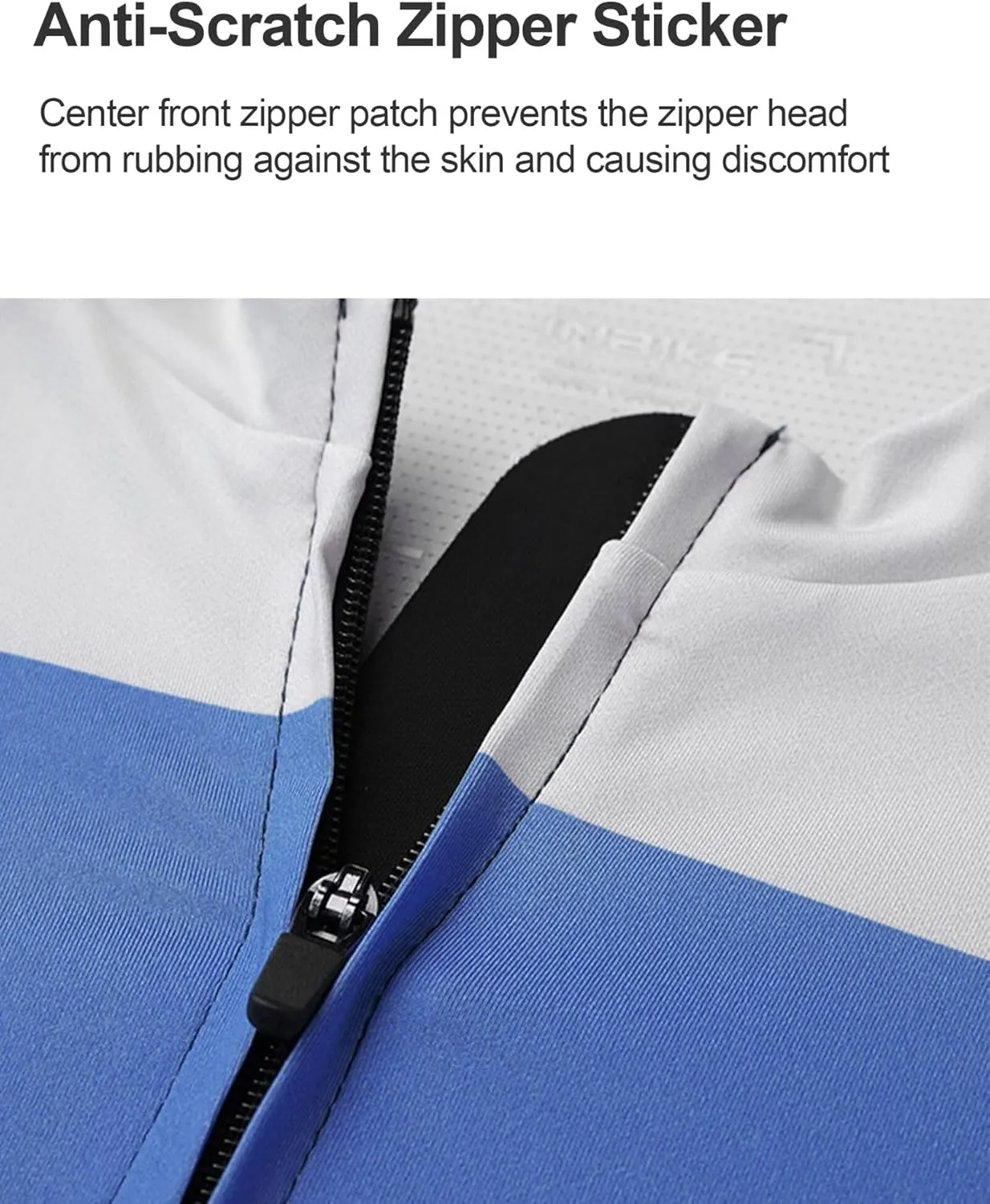 INBIKE Men's Cycling Jersey Long Sleeve, Breathable Moisture Wicking Quick Dry Lightweight Bike Shirt with 3 Rear Pockets
