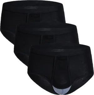 JEKE-DG Men's Bulge Enhancing Pouch Briefs Sexy Silky Trunks Underwear Breathable G-String Underpants Multipack