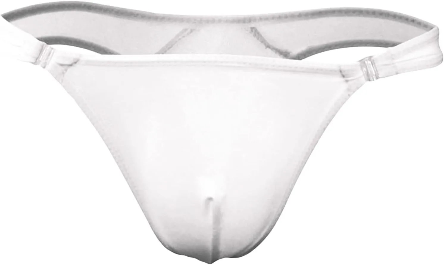 JEsilunmaMY Mens Ice Silk Bikini Briefs Low Waist Translucent Bulge Thong Underwear Breathable T-Back Sexy Panties Underpants