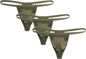 JEsilunmaMY Men's Solid Color T-Back Thong Low Rise Bulge Pouch G-String Briefs Backless Breathable Bikini Briefs Underwear