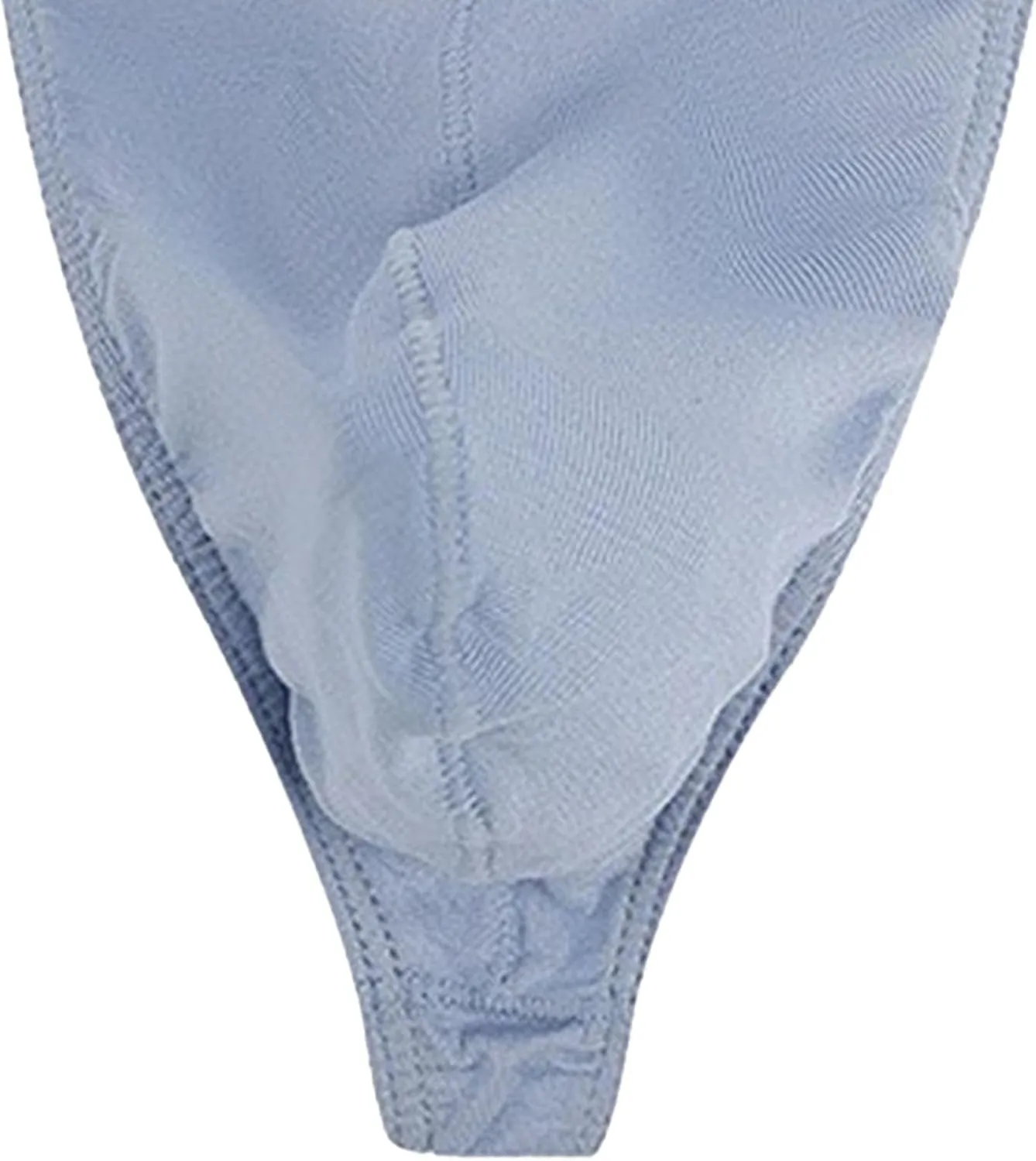 JEsilunmaMY Men's Solid Color T-Back Thong Low Rise Bulge Pouch G-String Briefs Backless Breathable Bikini Briefs Underwear