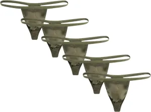 JEsilunmaMY Men's Solid Color T-Back Thong Low Rise Bulge Pouch G-String Briefs Backless Breathable Bikini Briefs Underwear