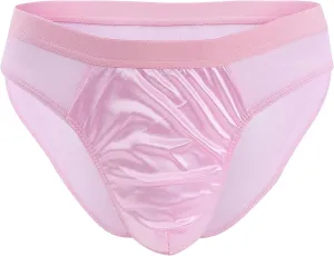 JEsilunmaMY See Through Bikini Briefs for Men Low Waist Mesh Sheer Sexy Panties Breathable Sissy Underwear Lingerie