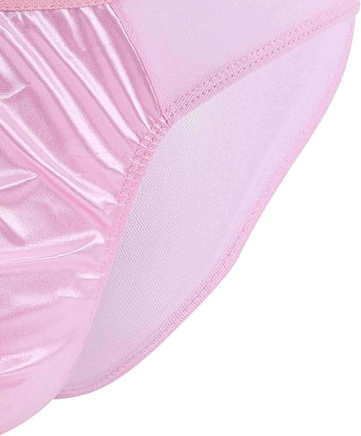JEsilunmaMY See Through Bikini Briefs for Men Low Waist Mesh Sheer Sexy Panties Breathable Sissy Underwear Lingerie