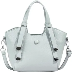 Ladies Portable Bucket Bag Commuter Shoulder Crossbody Bag(Blue)