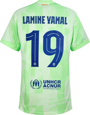 Lamine Yamal 3rd kit Soccer Jersey for Men - High Performance Sports Shirt, Breathable and Quick Dry Fabric