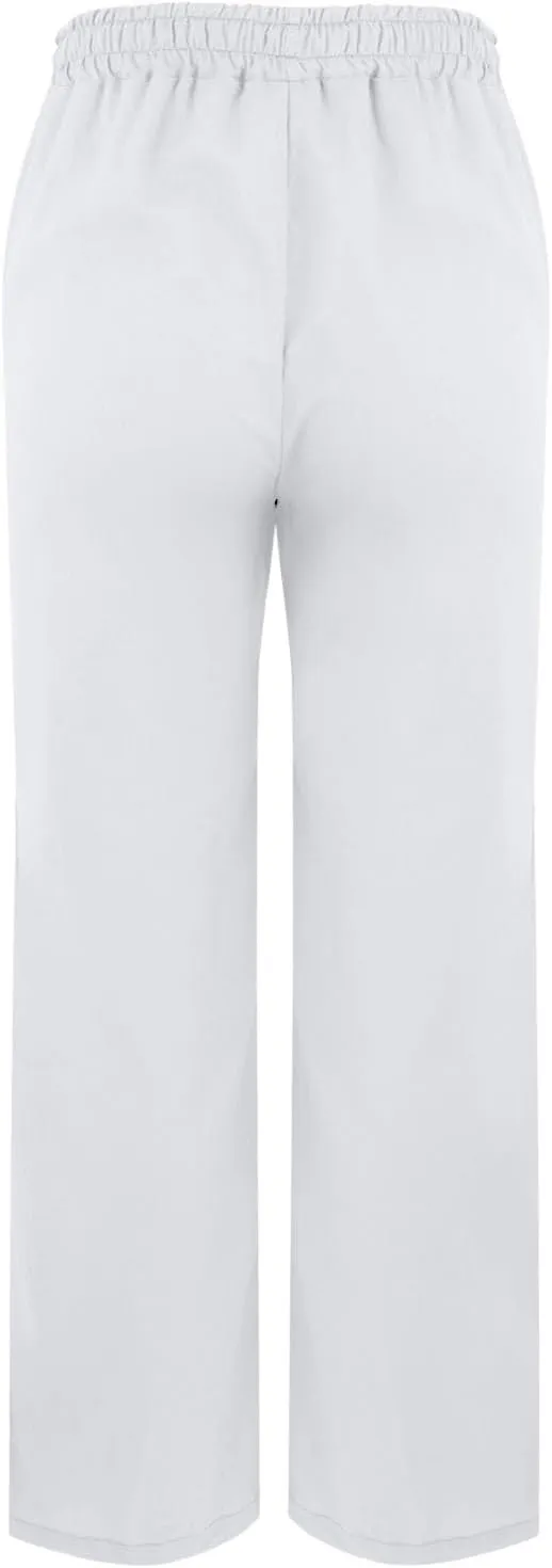 Linen Pants for Women 2025 Summer High Waist Straight Leg Lounge Pant Casual Loose Lightweight Split Beach Trousers