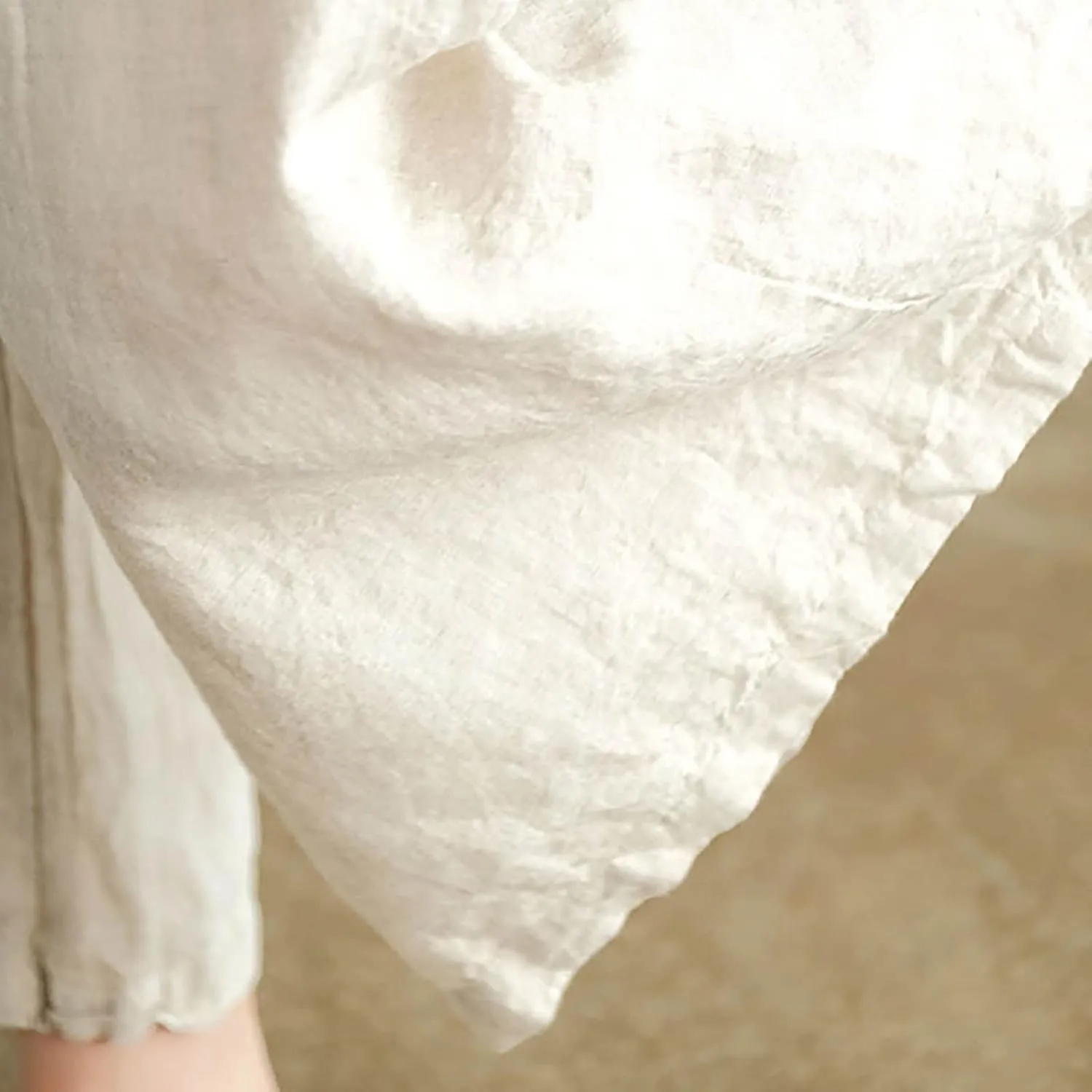 Linen Pants for Women Casual Summer Elastic High Waist Pant Pockets Cropped Trousers Fashion Solid Color Pants