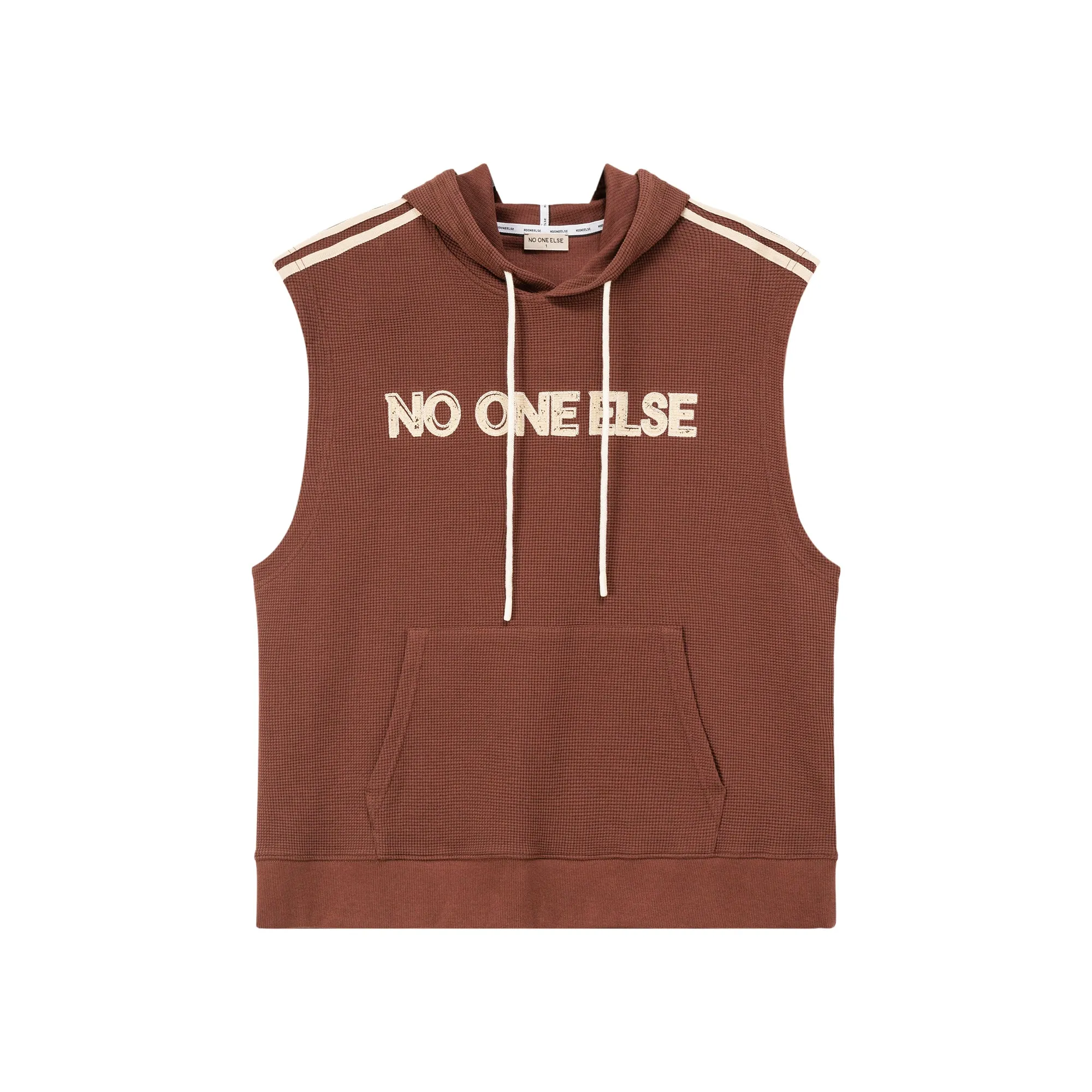 Loose Fit Hoodie Vest