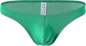 Low Rise Bikini Briefs for Men Sexy Pouch Panties Solid Breathable Underwear See Through Mesh Jockstrap Thong Swimsuit