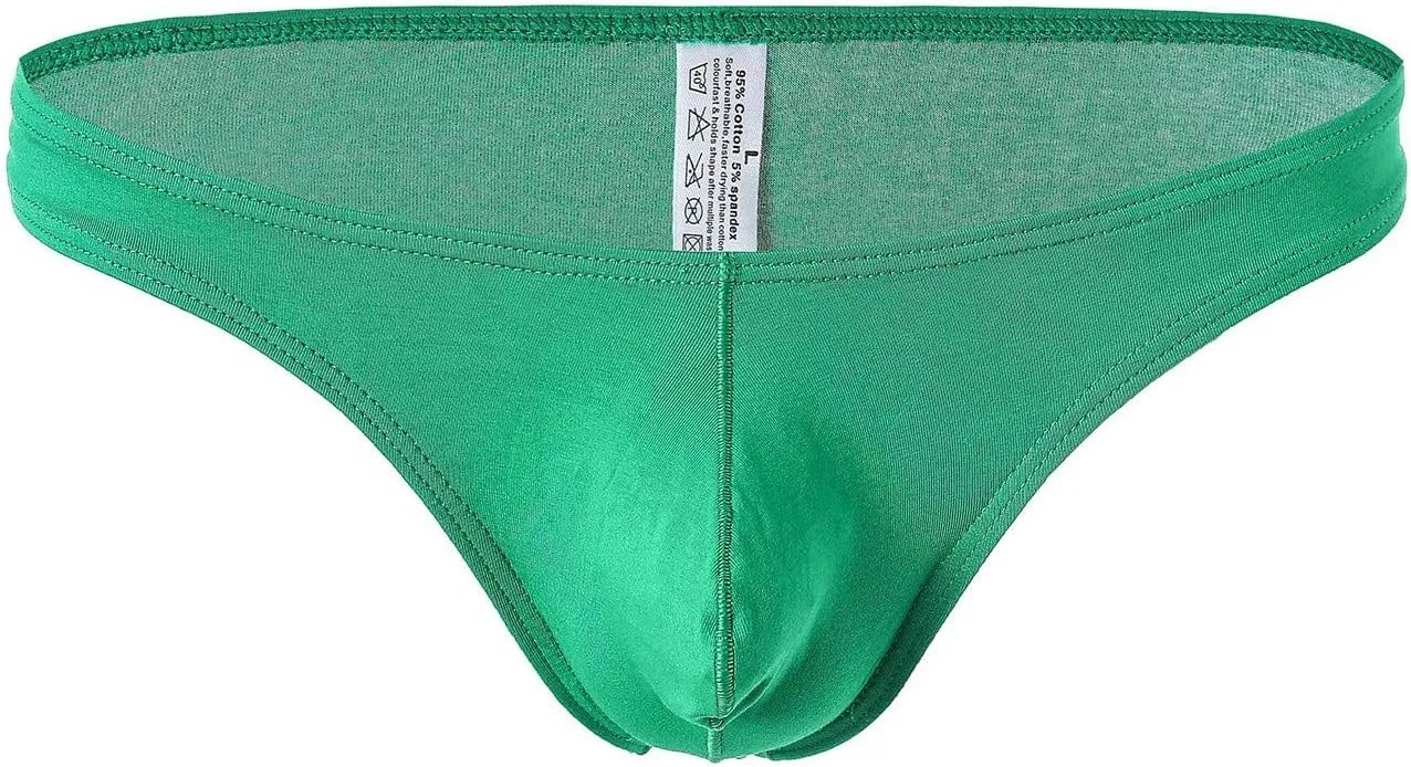 Low Rise Bikini Briefs for Men Sexy Pouch Panties Solid Breathable Underwear See Through Mesh Jockstrap Thong Swimsuit
