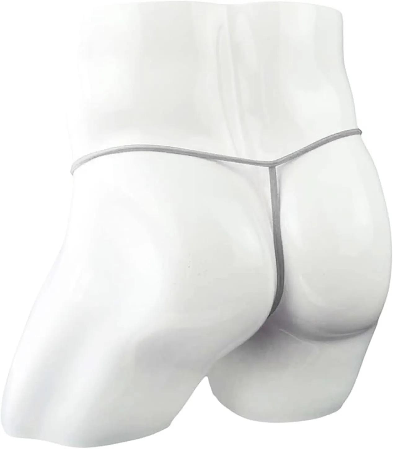 Men Mesh See Through Thongs G String T Back Bikini Underwear Quick Dry Lightweight Breathable Brief Low Rise Underpant