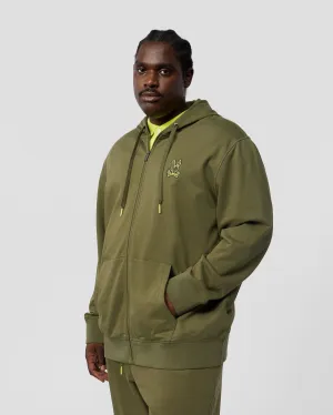 MENS BIG AND TALL WAVERLY BUNNY LOGO ZIP HOODIE - B9H752U1FT