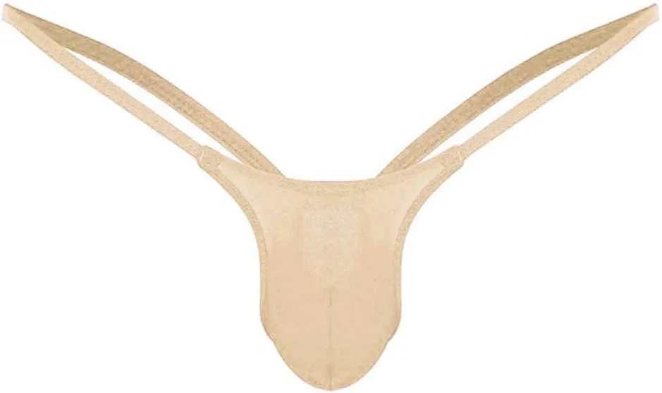 Men's Fishnet G String T Back Thongs Briefs Sexy Open Back Underwear Breathable Sexy Costume for Couples/Party