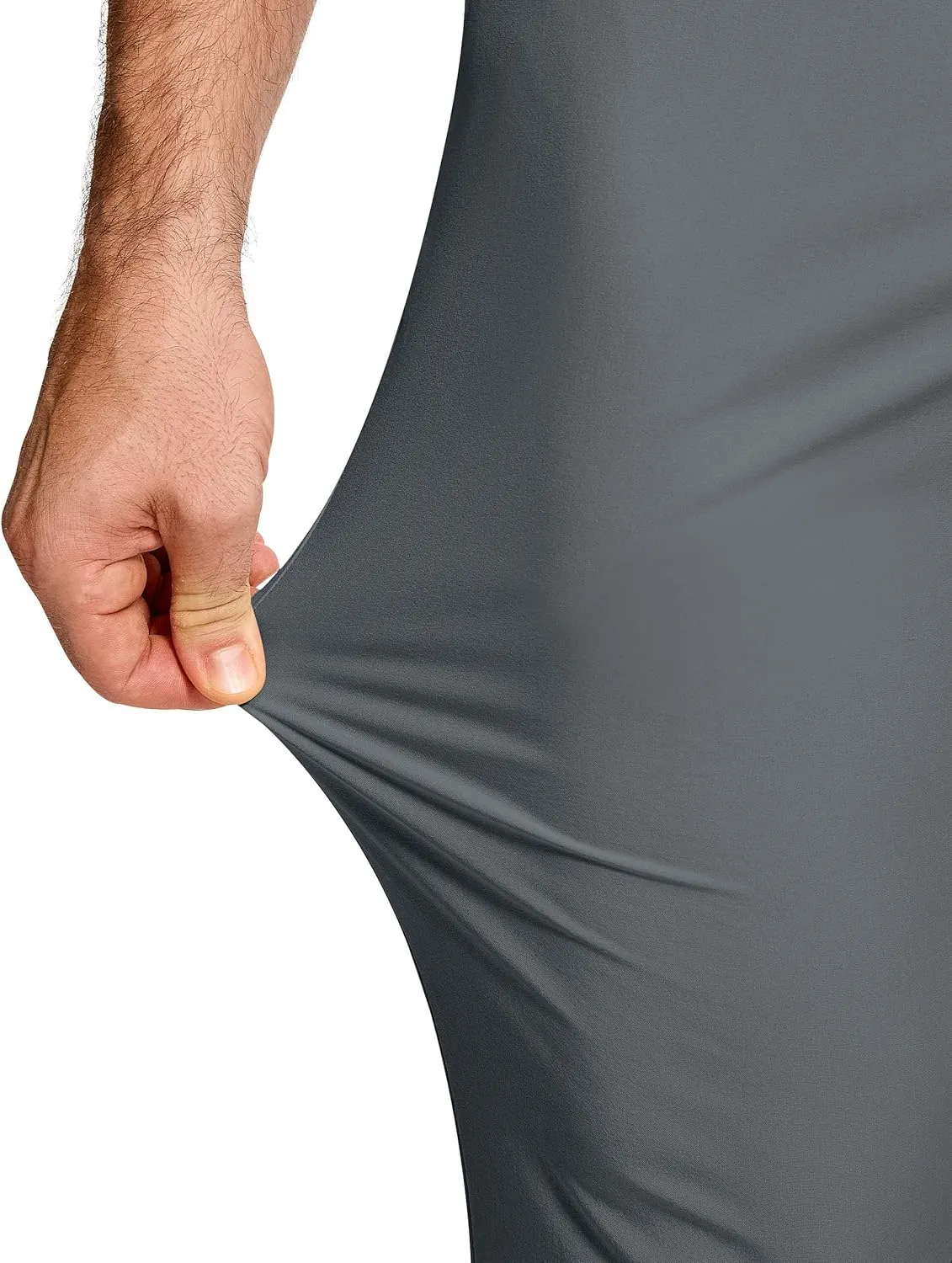 Men's Golf Dress Pants 30" Inseam Stretch Skinny Tapered Lightweight Breathable Chino Trousers with Pockets for Casual Work
