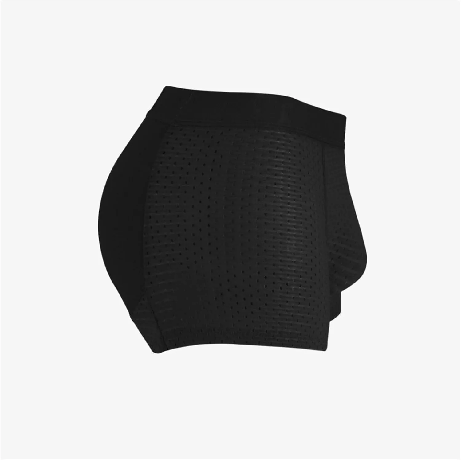 Mens Ice Silk Breathable Underwear Butt Lift Padded Seamless Mesh Flat Angle Briefs Butt Lift Natural Feelings Briefs
