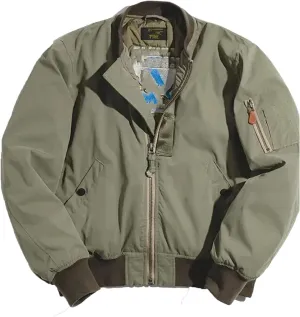 Men's Jacket Thickened Splicing Baseball Flight Coat with Inner Pocket for Cotton Padded Jacket